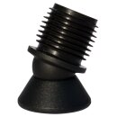 Gelenkgleiter schräg verstellbar 101401 Kunststoffgleiter - Stuhl Gleiter für Stahlrohrstühle mit Rundrohr RD18x2 (innen 14 mm) Gleitteller 25
