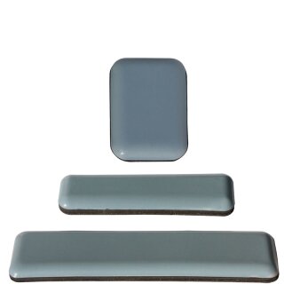 PTFE Gleiter pad eckig 19117 Teflongleiter als Bodenschoner zum Kleben fuer Holzmöbel und Stahlrohrstühle mit rechteckigem Rohr 25x25