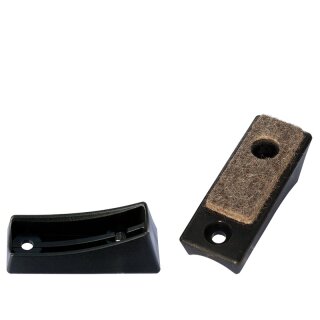 Filzgleiter Kippschutz 182031 Filz Pakettgleiter zum Schrauben für Freischwinger Bauhaus Stühle Parkett D 25-R80-BA42,3