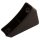 Kunststoff Gleiter Kippschutz SM10110 Tischgleiter als Bodenschoner zum Schrauben für Stahlrohrtische Schulmöbel Schwarz