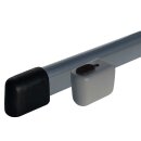Filzkappe Ovalrohr Kunststoffgleiter mit Filz 50x30...