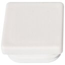 Quadratischer Gartenmöbel Fußstopfen GM10271 Kunststoff Stuhlbein Stopfen für Gartenstühle Schwarz 30x30