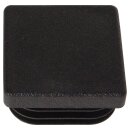 Quadratischer Gartenmöbel Fußstopfen GM10271 Kunststoff Stuhlbein Stopfen für Gartenstühle Grau 25x25