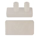 Natur-farbloser Kunststoffgleiter mit 2 Pin 102906...