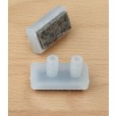 Natur-farbloser Filzgleiter mit 2 Pin 182906 Filz...
