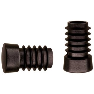 Gewölbter konischer Kunststoff Lamellenstopfen GM112511 runder Stuhlstopfen für Stahlrohrstühle und Gartenstühle 28xS1,5-2,5