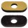 Filzgleiter Pad oval mit Bohrung 18119-1B Bodenschoner zum Kleben für Stahlrohrstühle mit Schalengleiter zum Schrauben  40x19