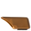 Filzgleiter Kappe Braun-beige mit Trittschutz für Schulmöbel mit Ovalrohr 181039TR Kunststoff Fußkappe für Stahlrohrstühle Schülerstuhl - Schultisch