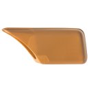Kunststoff Fußkappe oval mit Trittschutz Braun-beige | Gleitkappe 101039TR Ersatzteile für Schulmöbel mit Ovalrohr