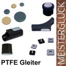 PTFE Teflongleiter oval für Stahlrohrmöbel |...