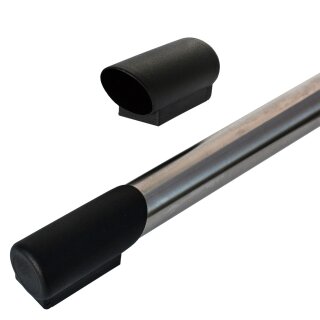 Kunststoff Kappe SM102821 Fußkappe für Schulmöbel + Stahlrohrmöbel mit Rundrohr - Stuhlgleiter - Tischgleiter 35