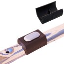 Natur-farbloser PTFE Klemmschalengleiter 192046 Teflongleiter zum Klipsen mit Pin für Höffner XXXL Lutz Venjakob Stahlrohrstühle | Freischwing Stühle D25
