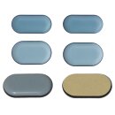 Ersatz-PTFE Einsatz oval E19119-BPLG für...