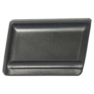 Kunststoff Kappe oval 101031 Fußkappe für Stahlrohrstühle mit flach Ovalrohr - Stuhlgleiter - Tischgleiter 35x15 schwarz