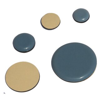 PTFE Gleiter pad rund 19116 Teflongleiter als Bodenschoner zum Kleben für Holzstühle und Stahlrohrstühle mit rechteckigem Rohr-20