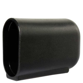 Kunststoff Kappe oval Basic-Line | Fu&szlig;kappe f&uuml;r Stahlrohrst&uuml;hle Ovalrohr - Stuhlgleiter - Tischgleiter